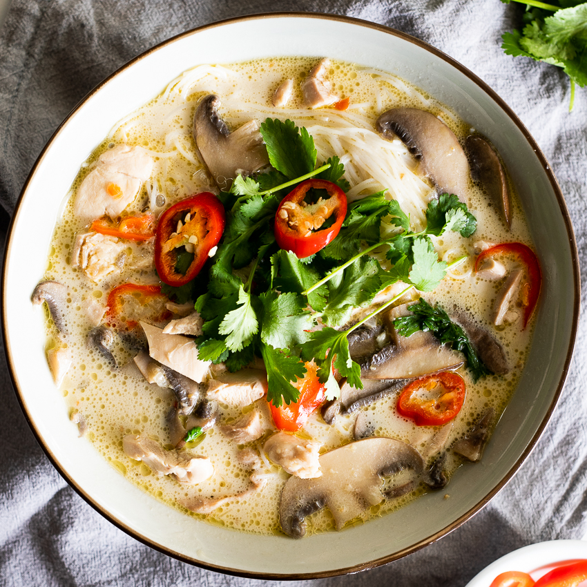 Thai Coconut Chicken soup | Recipe Cart