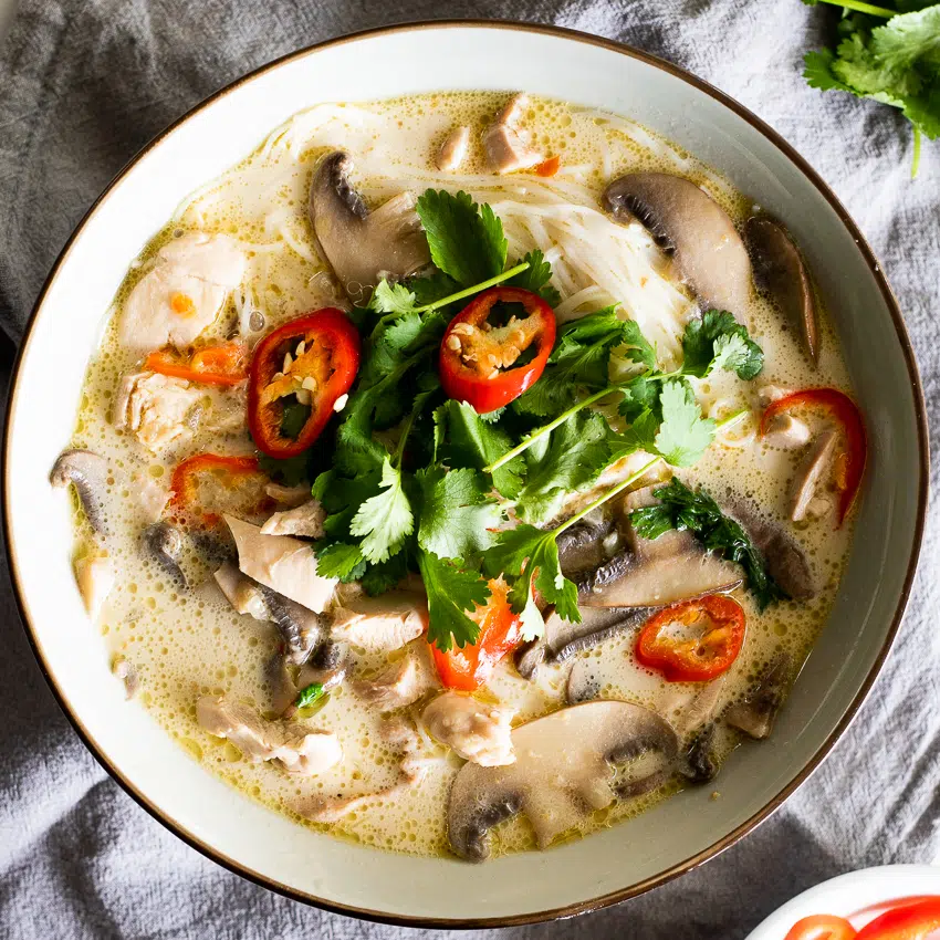 Thai Coconut Chicken Soup