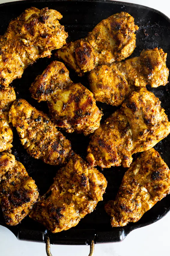 Juicy chicken shawarma.