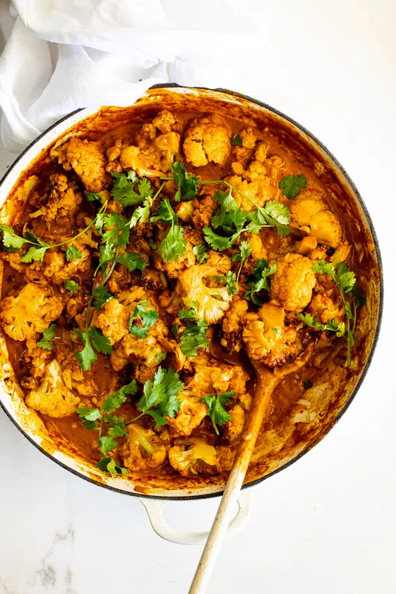 Coconut cauliflower curry