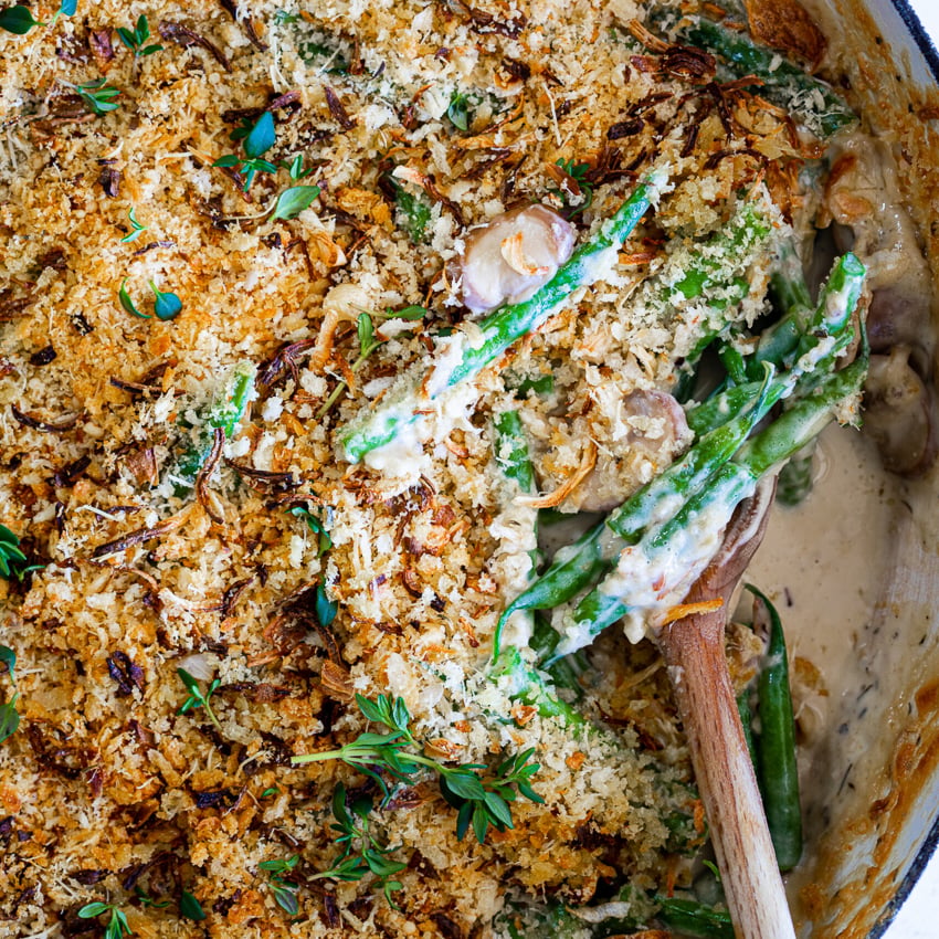 Fresh Green Bean Casserole