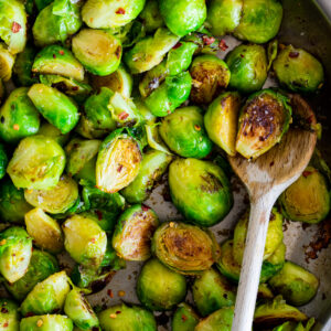 Easy Garlic Butter Sautéed Brussels Sprouts