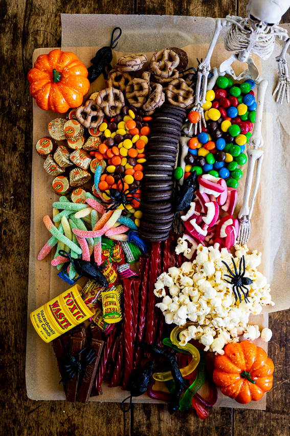 Halloween Candy Charcuterie Board