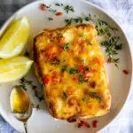 Easy Saganaki with Chilli Honey