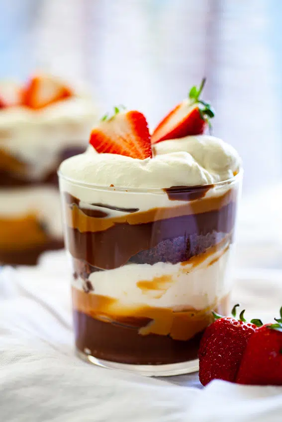 Salted Caramel Chocolate Trifle