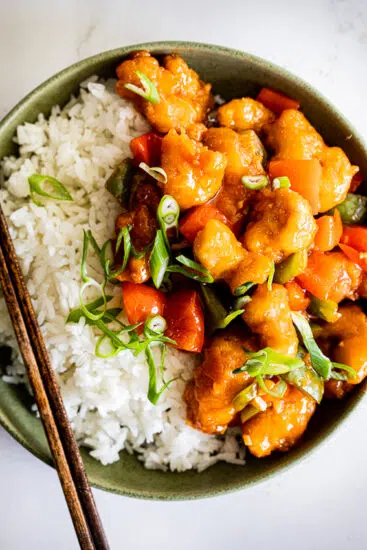 Sweet and sour chicken