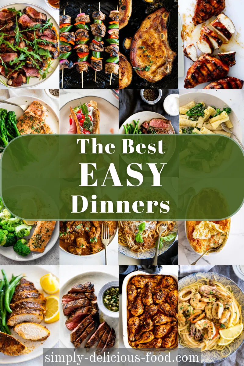 More than 100 easy dinner ideas.