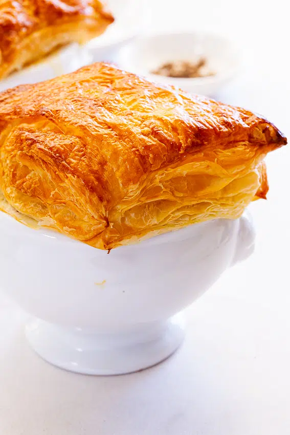 Creamy chicken pot pie soup