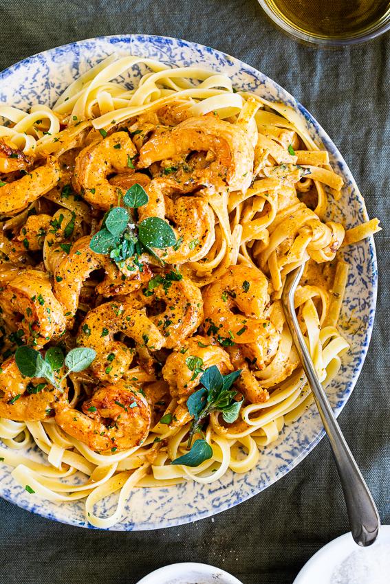 Creamy Cajun Shrimp Pasta