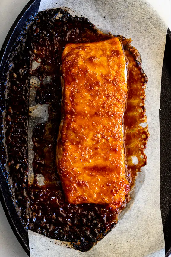 Baked Honey Miso Salmon