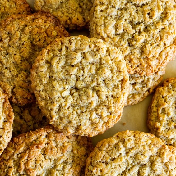 Easy Brown Sugar Cinnamon Oatmeal Cookies - Simply Delicious