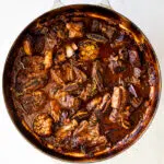 Red wine braised short ribs