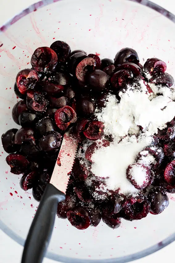 Cherry crisp filling