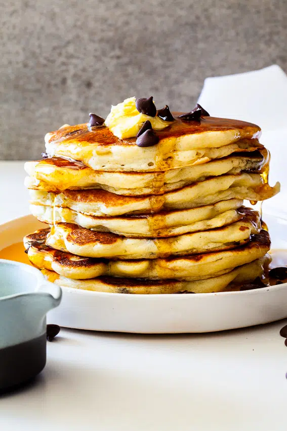Chocolate chip pancakes