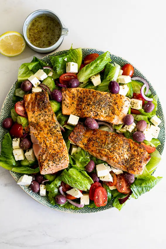 Greek Salmon Salad