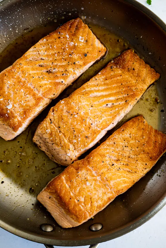 Seared salmon