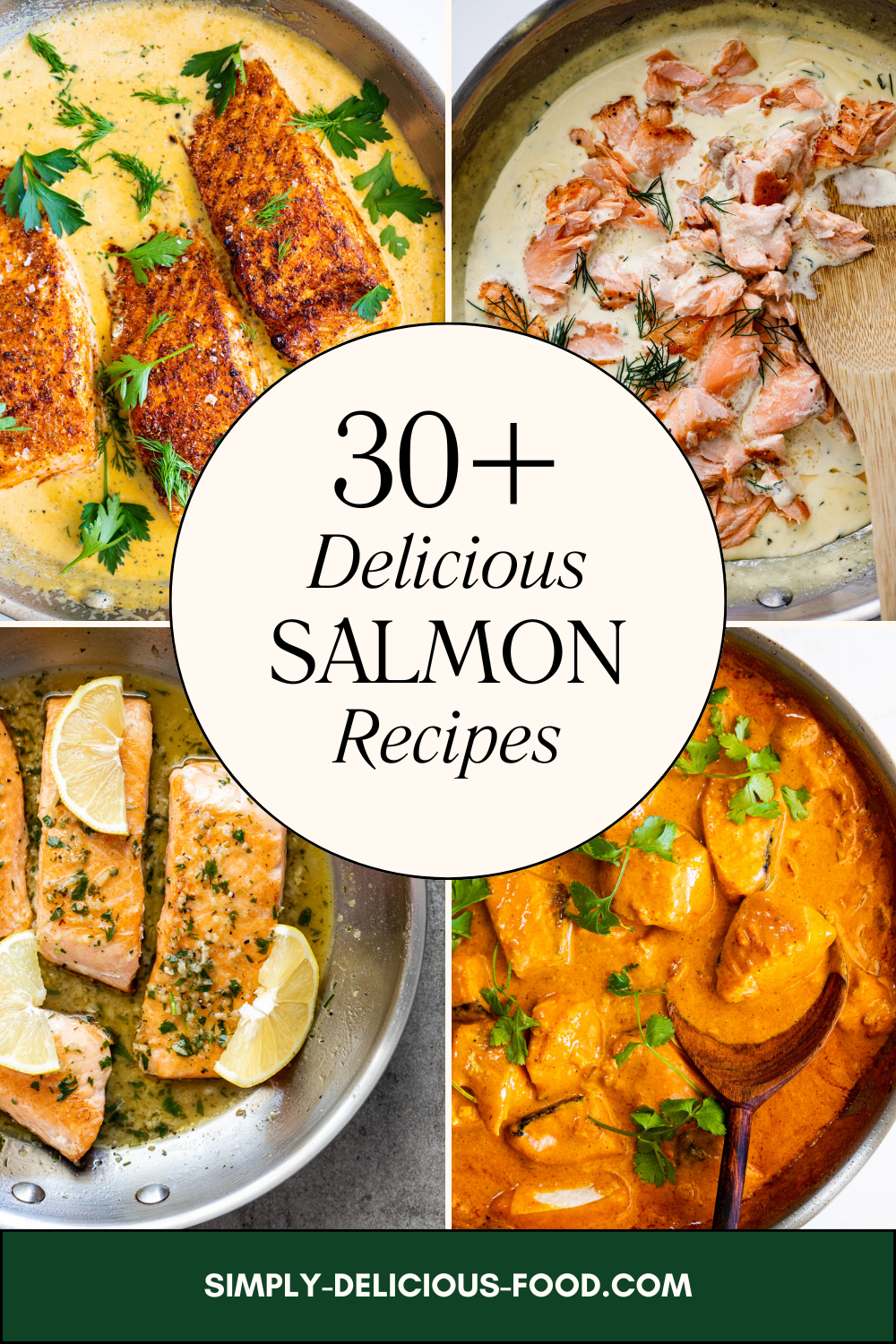 30+ Delicious salmon recipes.