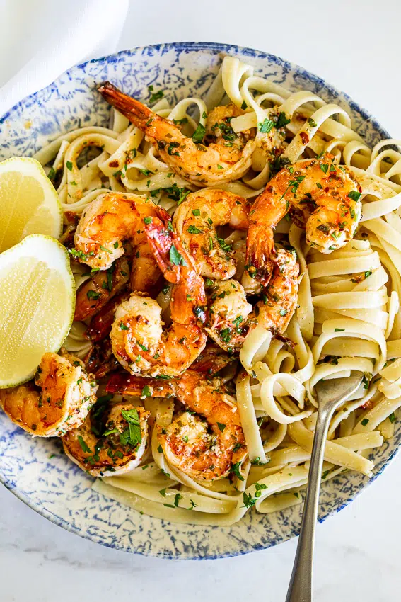 Shrimp Scampi pasta