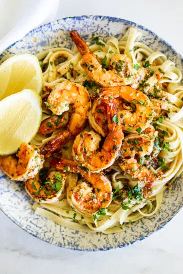 Shrimp Scampi pasta