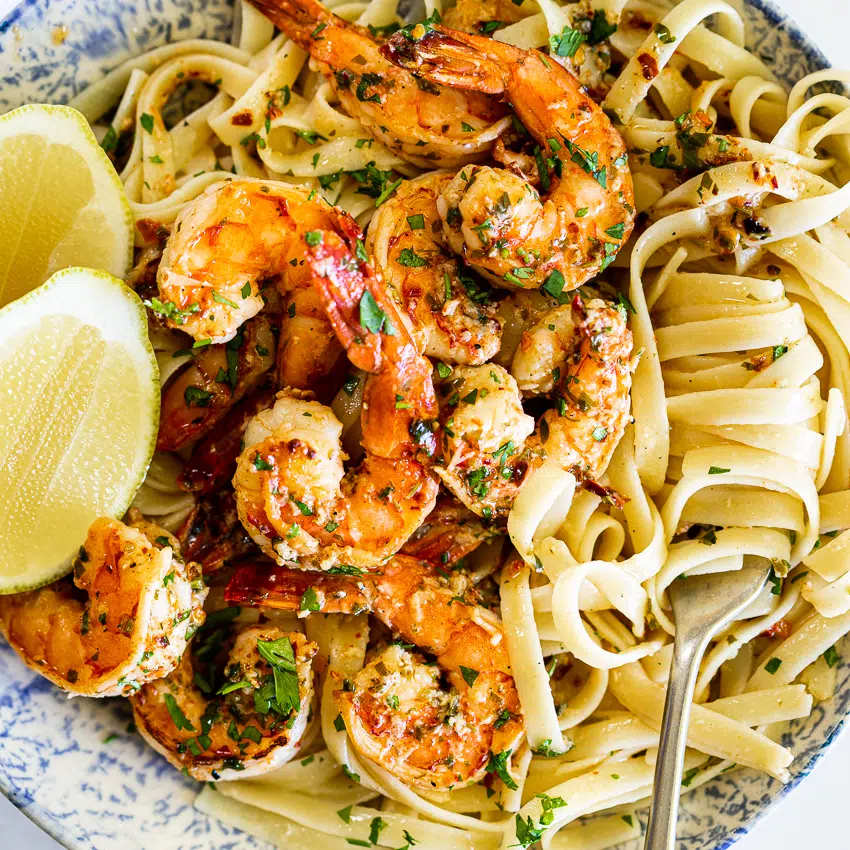 Shrimp Scampi pasta