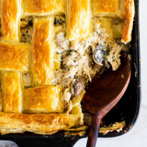 Easy weekday chicken pot pie