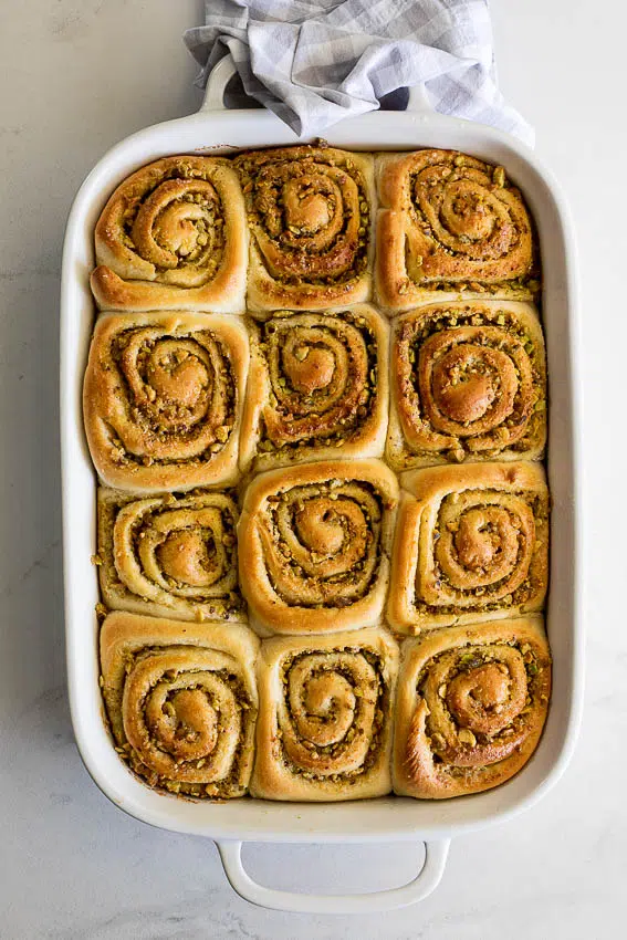 Pistachio Lemon Sticky Buns
