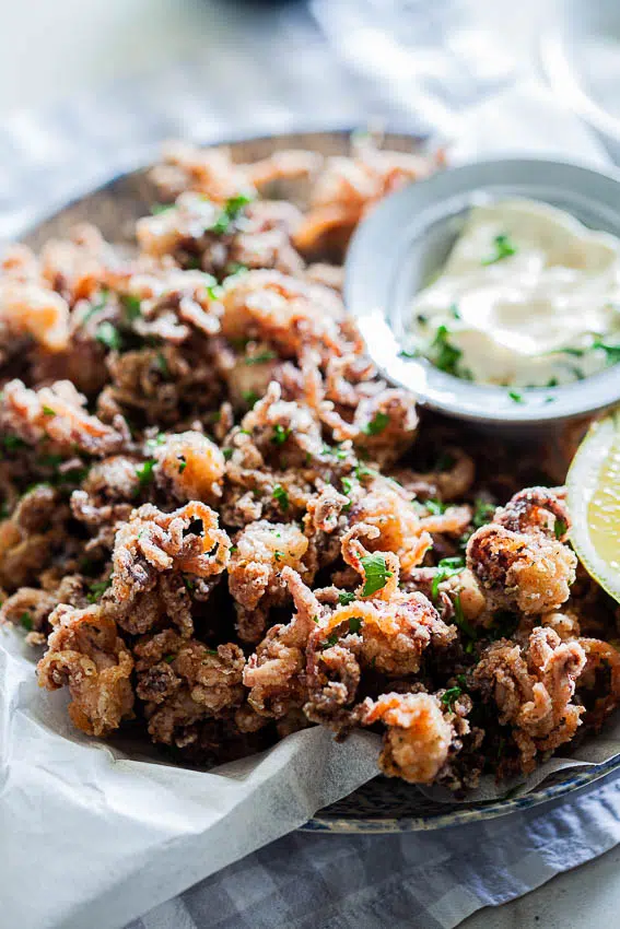 Salt and pepper fried squid