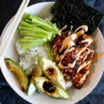 Spicy Salmon Rice Bowl