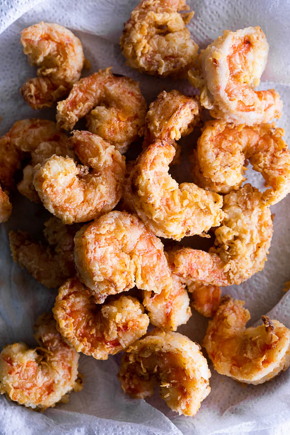 Crispy fried shrimp
