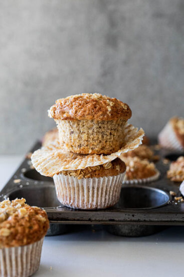 Oatmeal Banana Nut muffins