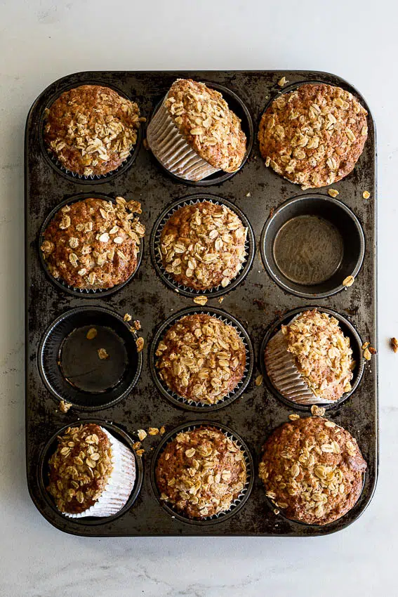 Oatmeal Banana Nut muffins