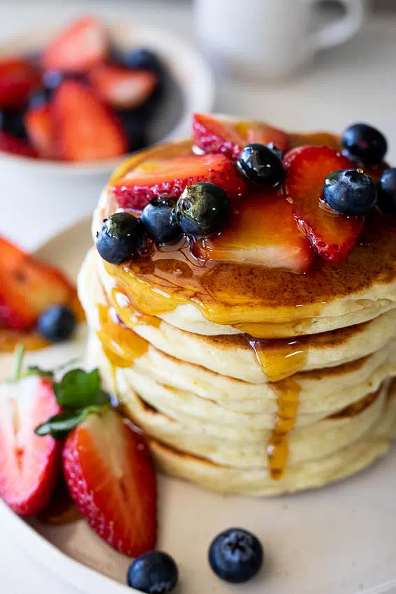 Easy Fluffy Ricotta Pancakes