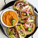 Slow braised short rib tacos