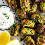 Easy Cheesy Air fryer Zucchini Tots