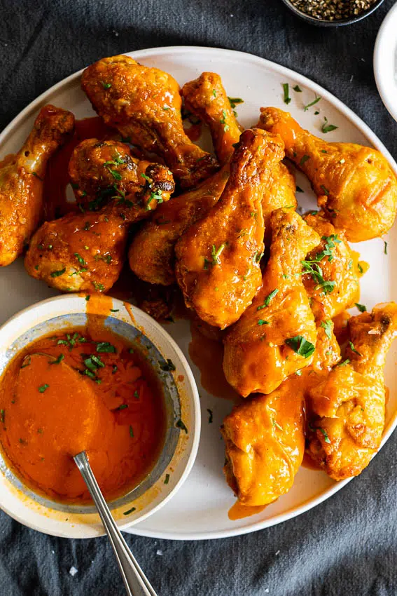 Baked Buffalo Chicken Drumsticks