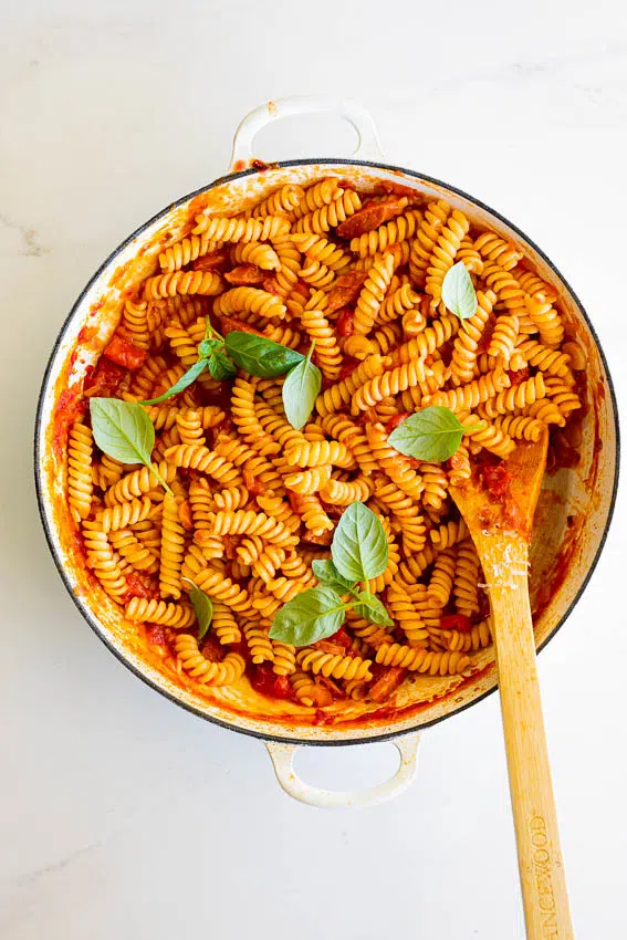 Tomato Chorizo Pasta