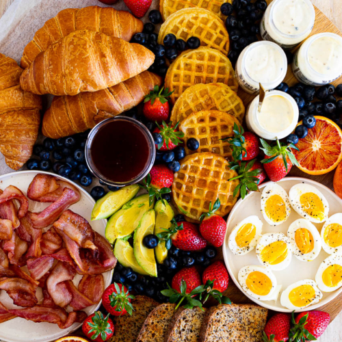 Easy breakfast board - Simply Delicious