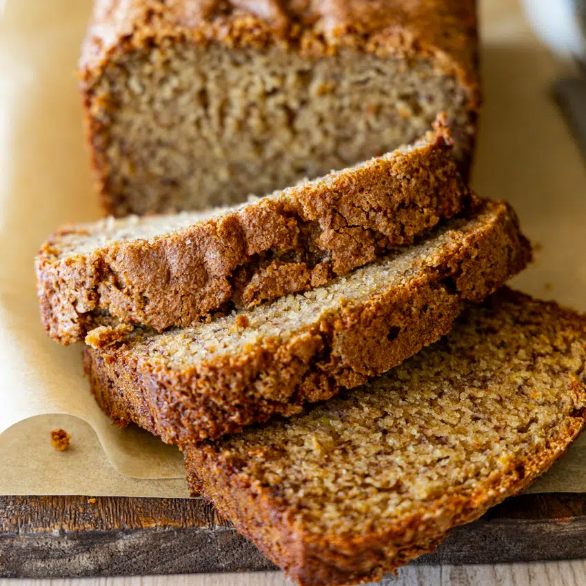 Brown Sugar Cinnamon Banana Bread.