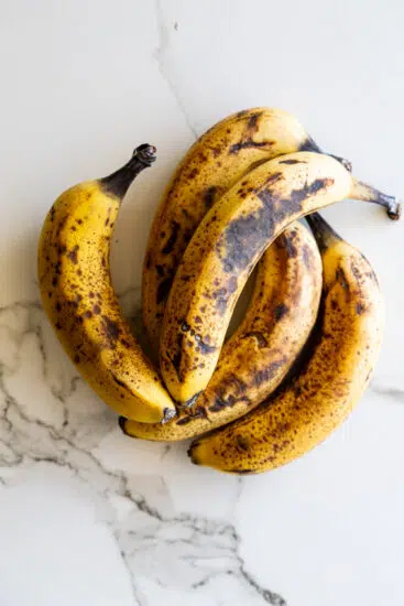 Over ripe bananas for banana bread.
