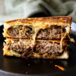 Easy cheesy patty melt
