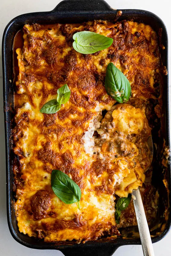 Easy Ravioli Lasagna