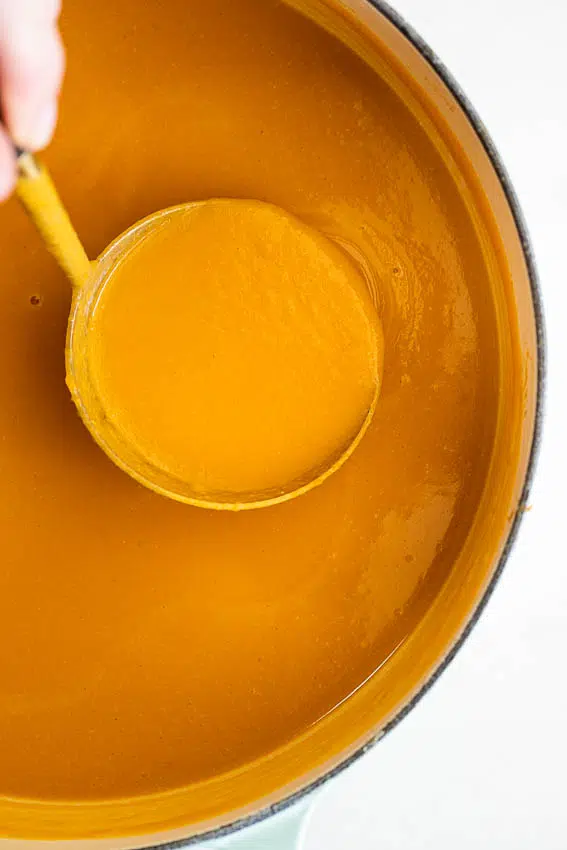 Spicy Miso Coconut Pumpkin Soup