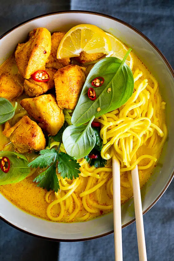 Coconut Curry Noodle Soup
