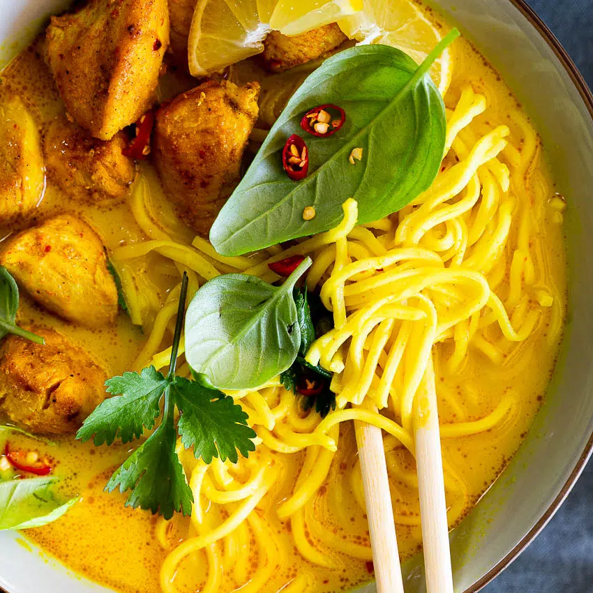 Coconut Curry Noodle Soup