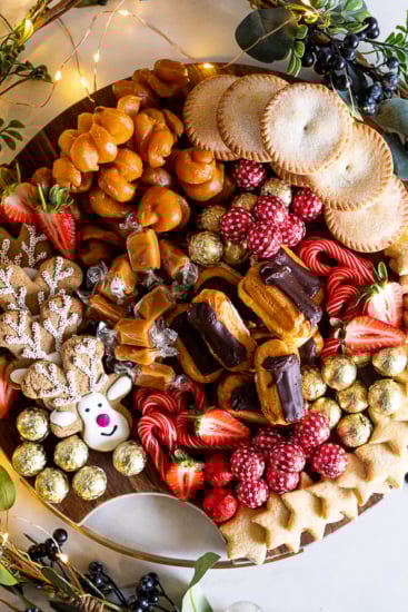Holiday dessert board