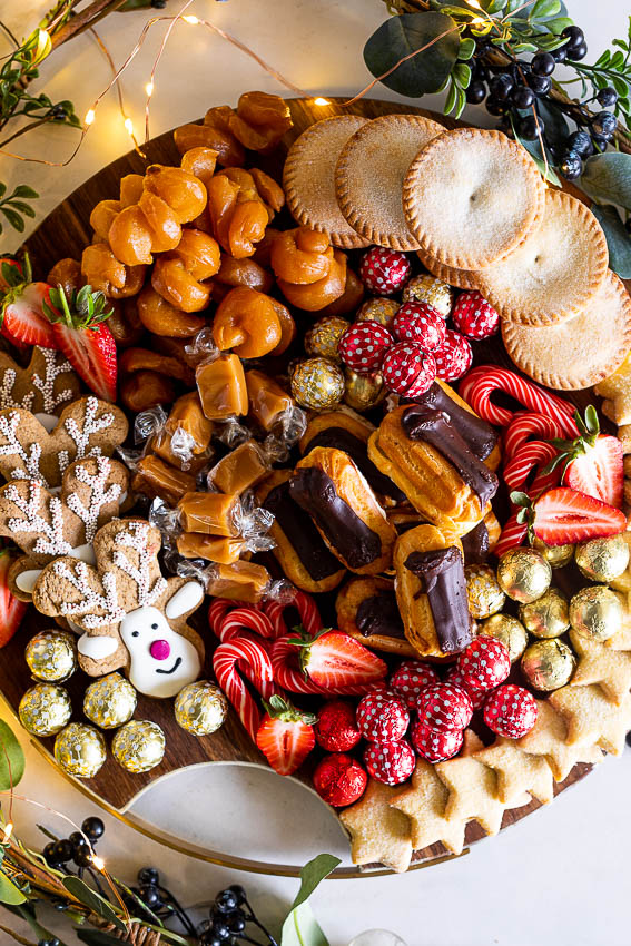 Holiday dessert board