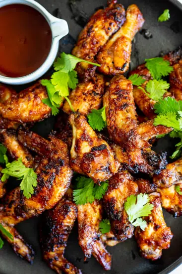 Miso Maple Glazed Chicken Wings