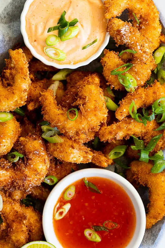 Easy Crispy Coconut Shrimp with Bang Bang Sauce
