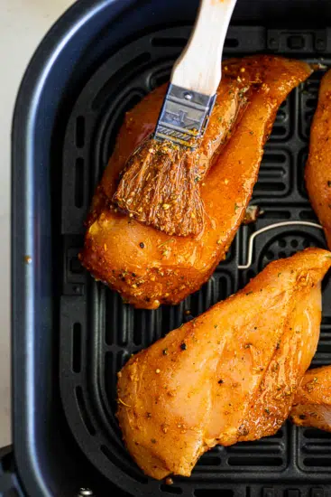 Chicken breast in air fryer.