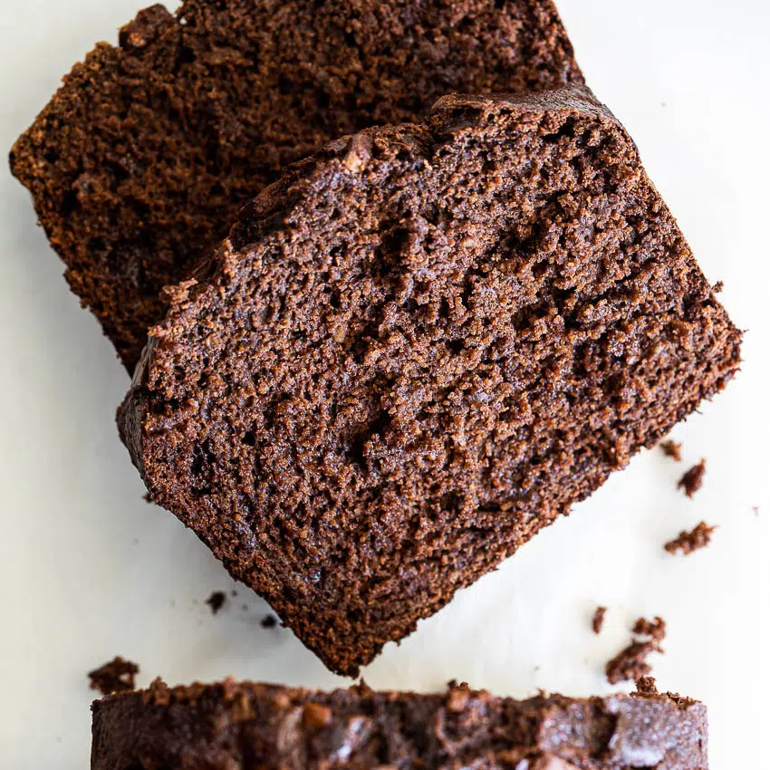 Flourless double chocolate banana bread